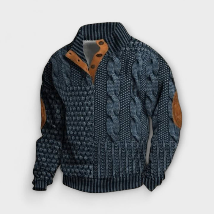 Huxley – Retro Printed Jumper