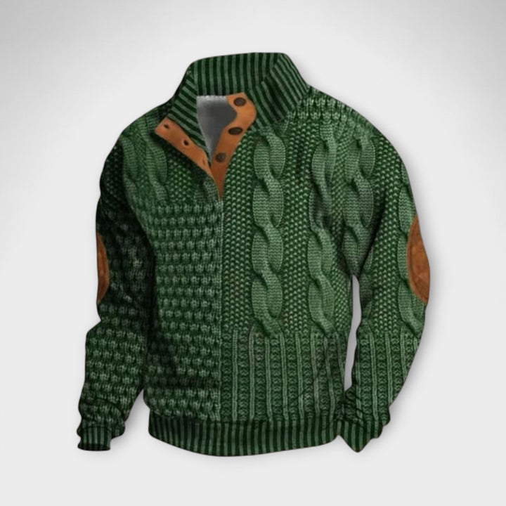 Huxley – Retro Printed Jumper