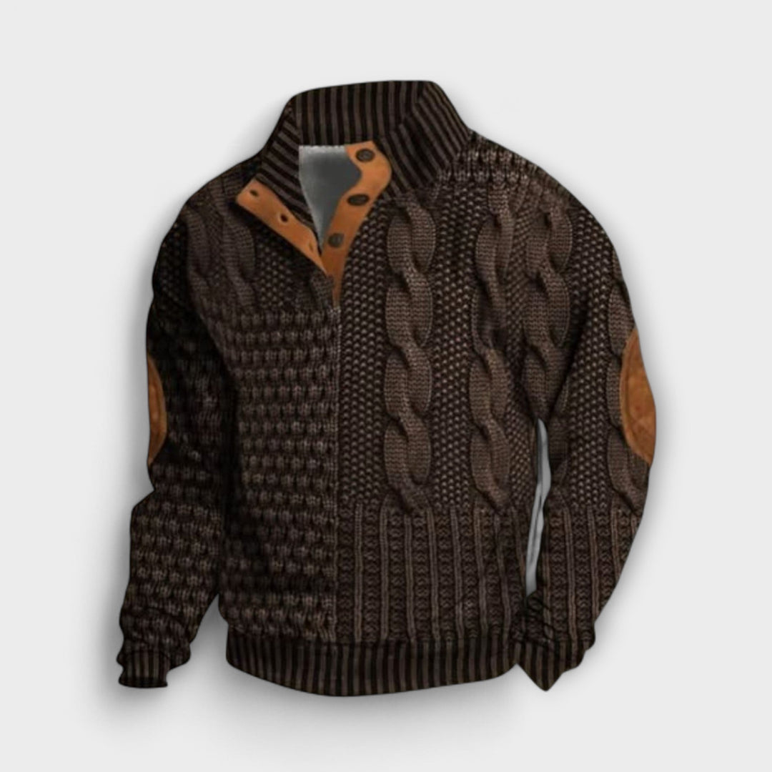 Huxley – Retro Printed Jumper