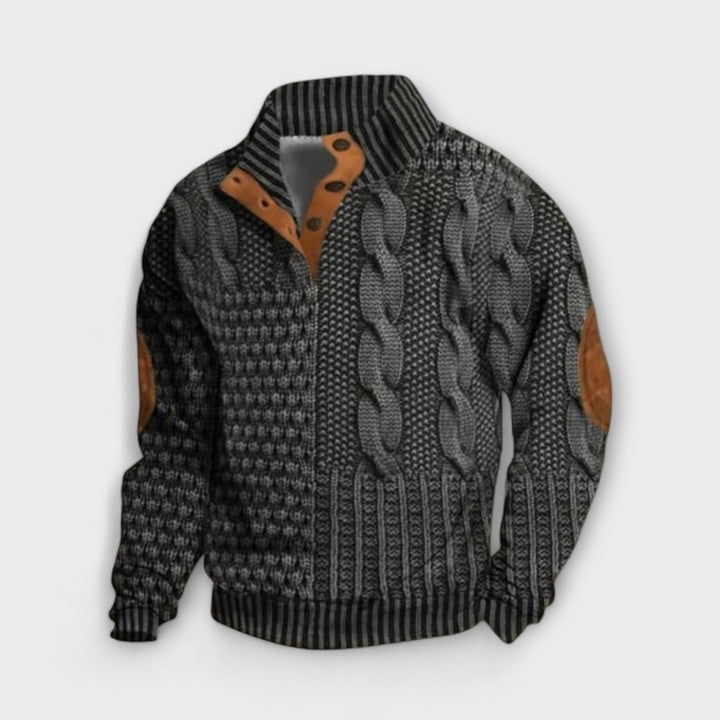 Huxley – Retro Printed Jumper