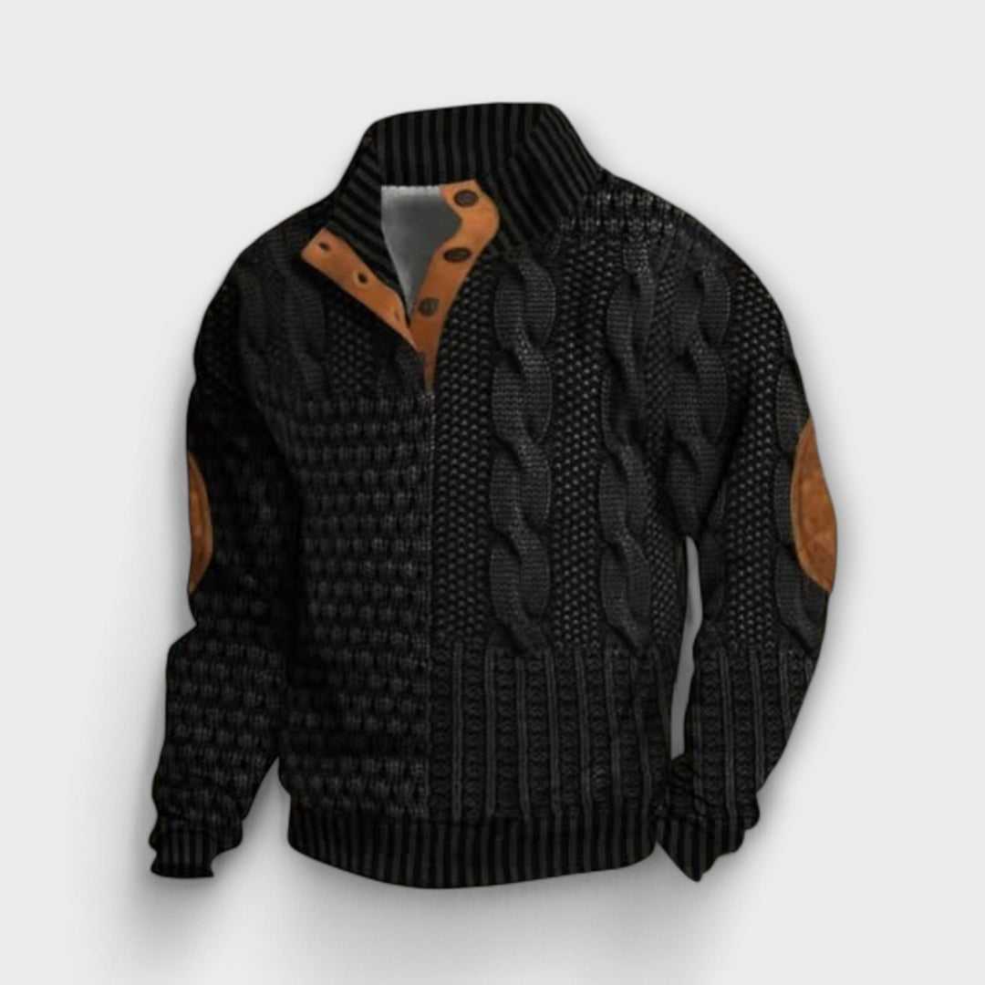 Huxley – Retro Printed Jumper