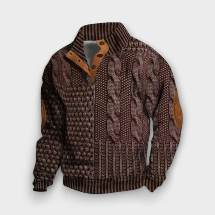 Huxley – Retro Printed Jumper