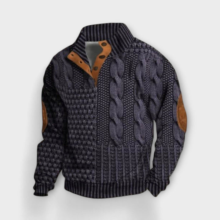 Huxley – Retro Printed Jumper