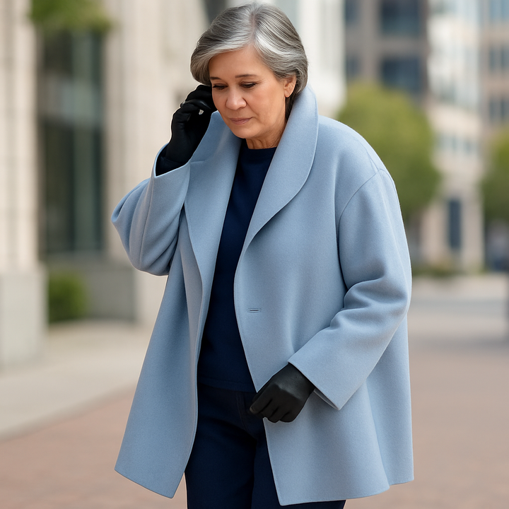 Emara London | Elegant Relaxed-Fit Coat for Women