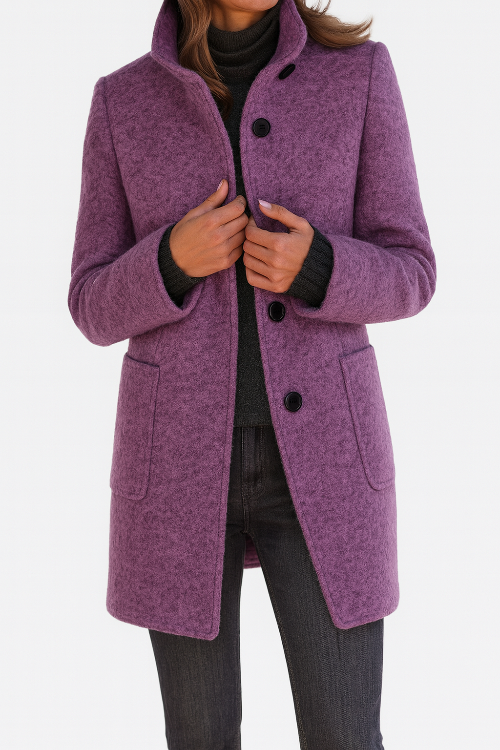 Ardella | Women's High-Collar Coat