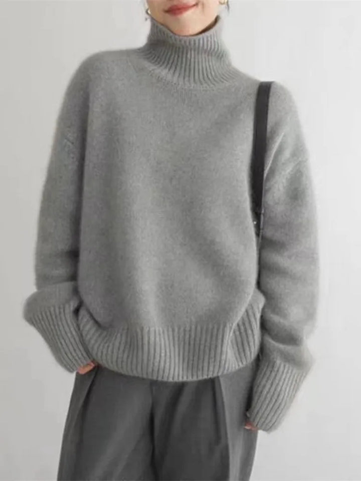 Annelise – High Neck Cashmere Jumper