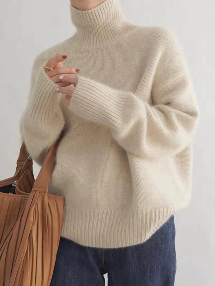 Annelise – High Neck Cashmere Jumper