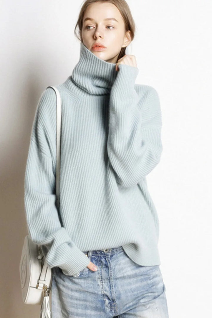 Evelyn Grace London | High Neck Cashmere Jumper