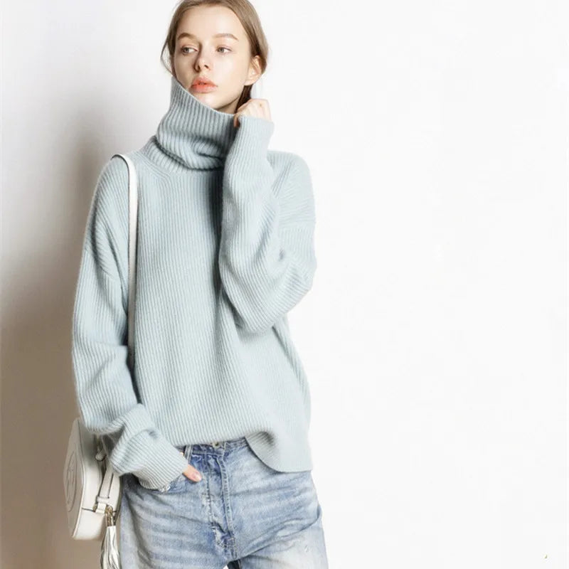 Evelyn Grace London | High Neck Cashmere Jumper