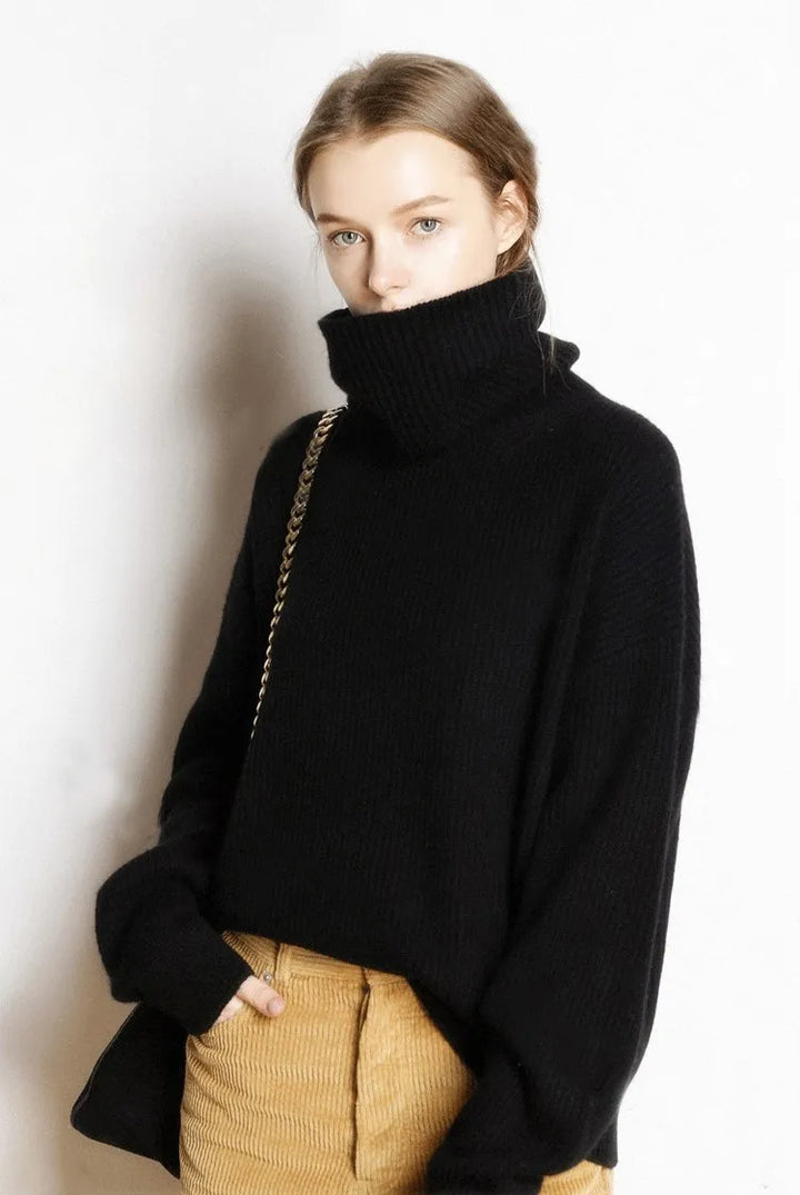 Evelyn Grace London | High Neck Cashmere Jumper