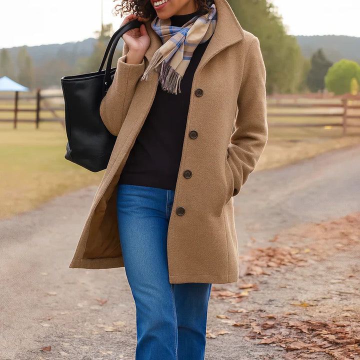 Tramere – Classic Mid-Length Button Coat