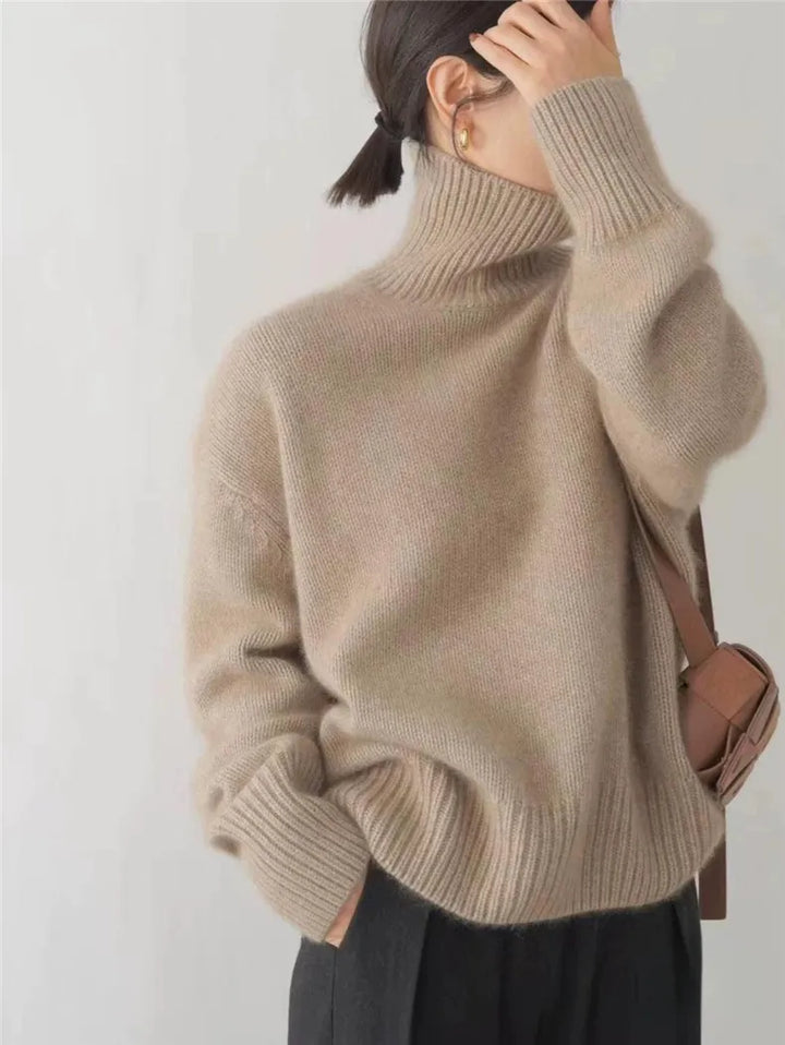 Annelise – High Neck Cashmere Jumper