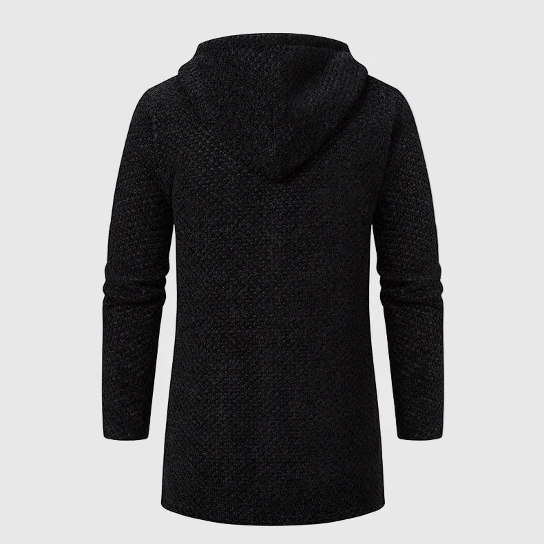 Durnham Vitali Textured Knit Hooded Coat