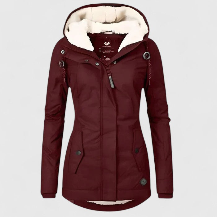 Elara - Waterproof Winter Jacket With Hood