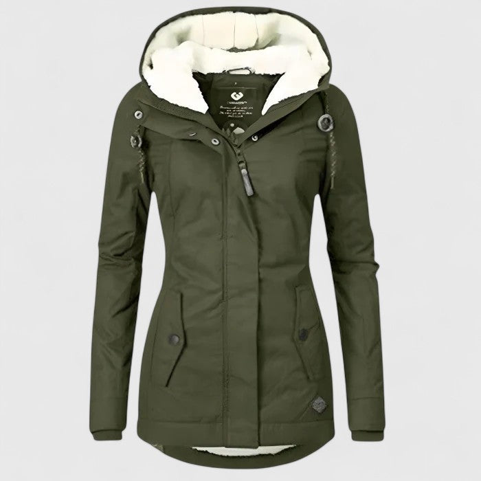 Elara - Waterproof Winter Jacket With Hood