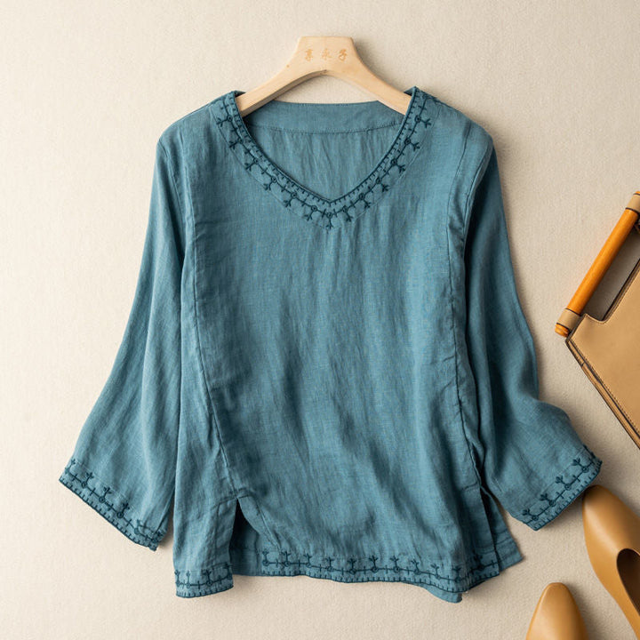 Marissa Linen Blouse