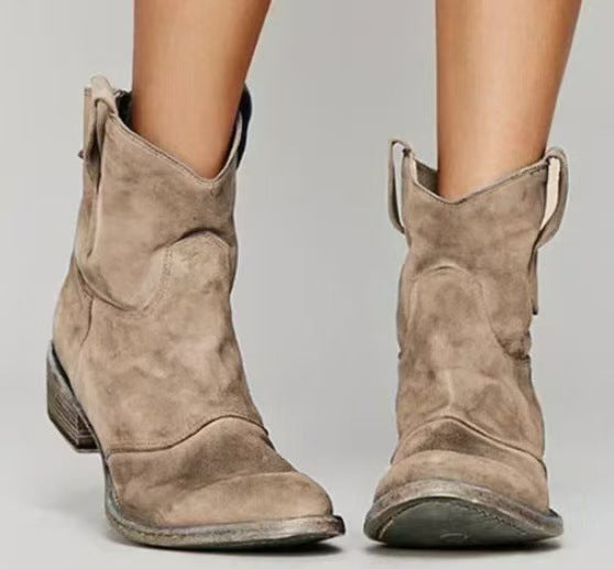 Isadora - Suede Ankle Boots