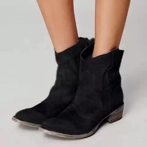 Isadora - Suede Ankle Boots