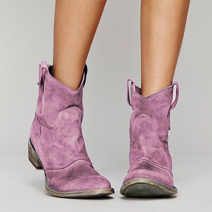 Isadora - Suede Ankle Boots