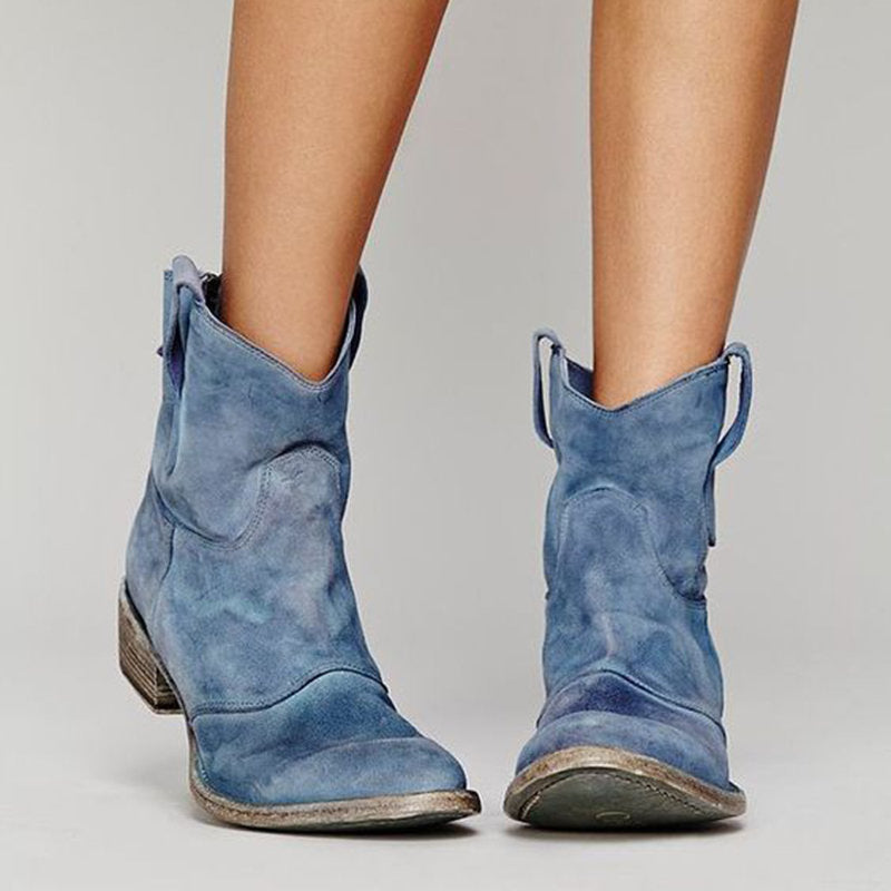 Isadora - Suede Ankle Boots