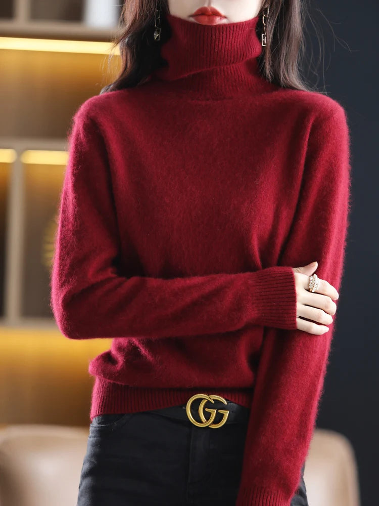 Rosalie London | Gentle Comfort Turtleneck Sweater