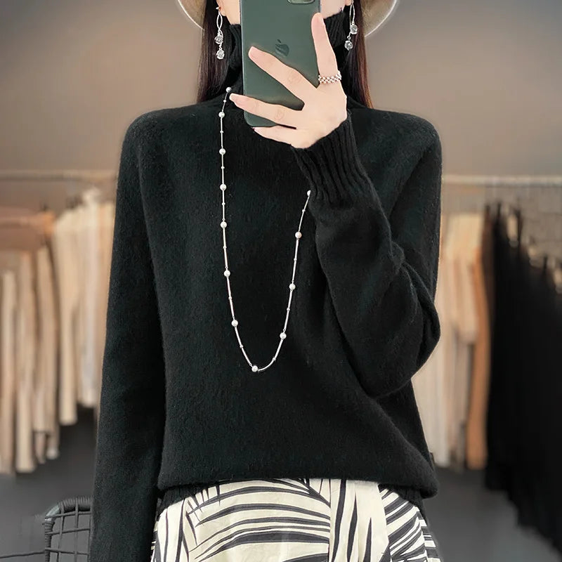 Seraphine London | Cashmere Classic Crew Sweater