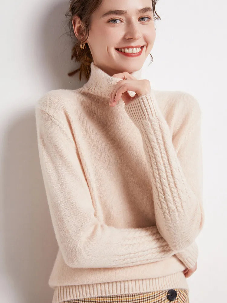Freya | Pure Cashmere Ribbed Knit