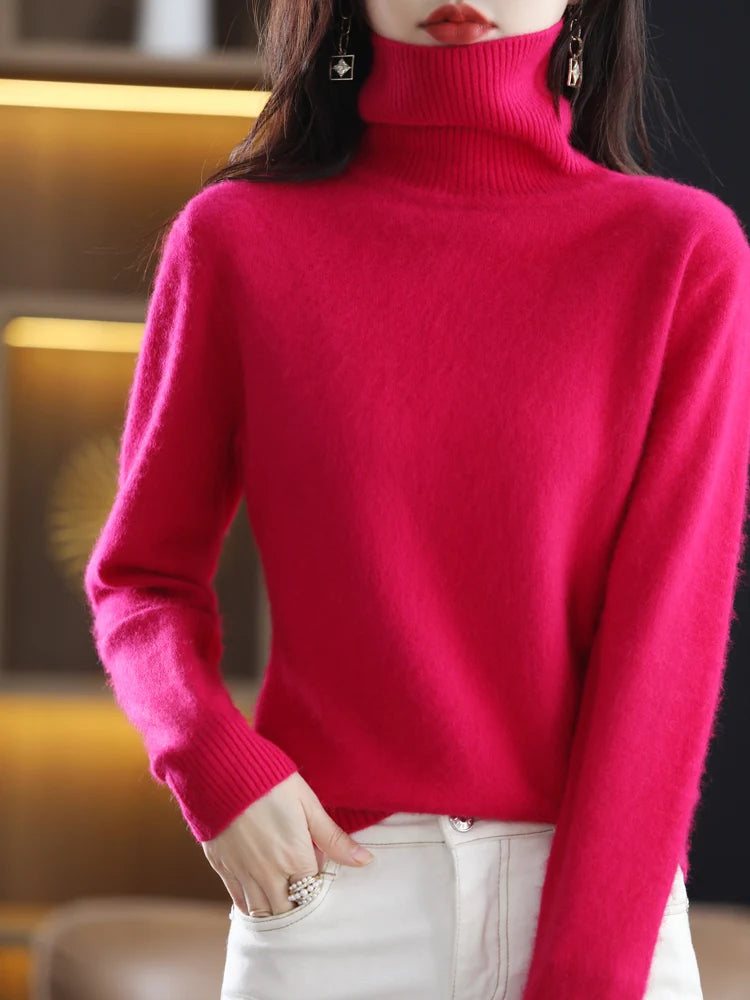Rosalie London | Gentle Comfort Turtleneck Sweater