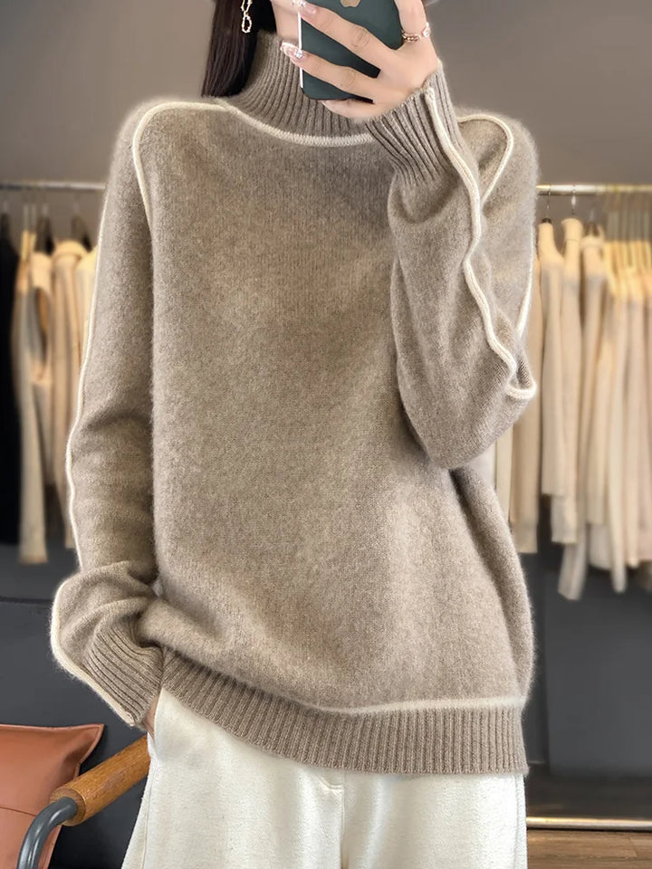 Florence | Luxury Merino High Neck Knit