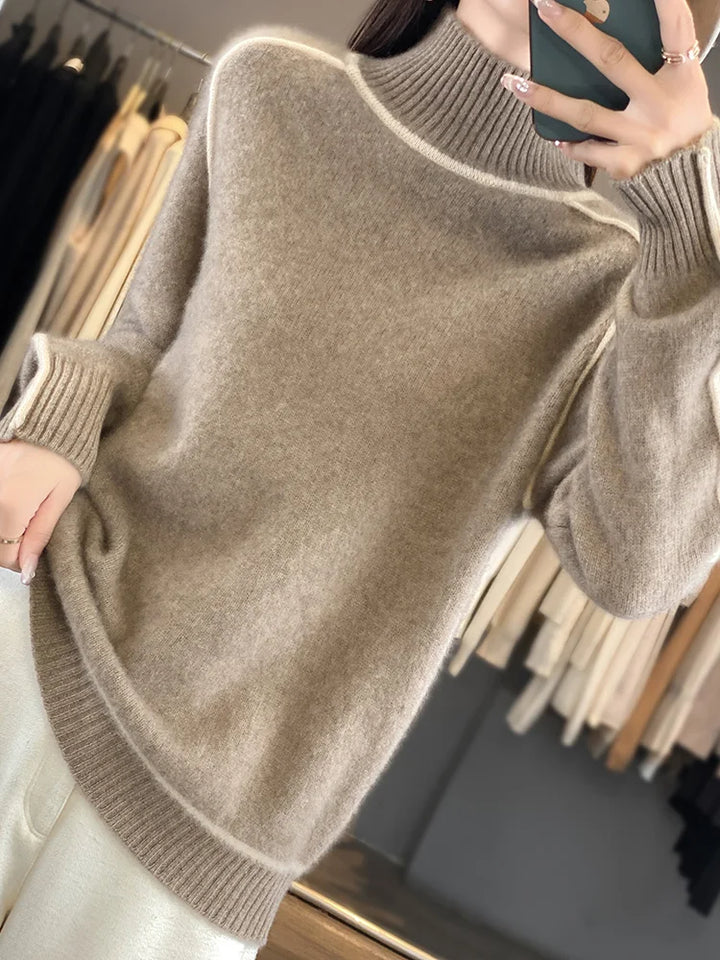 Florence | Luxury Merino High Neck Knit