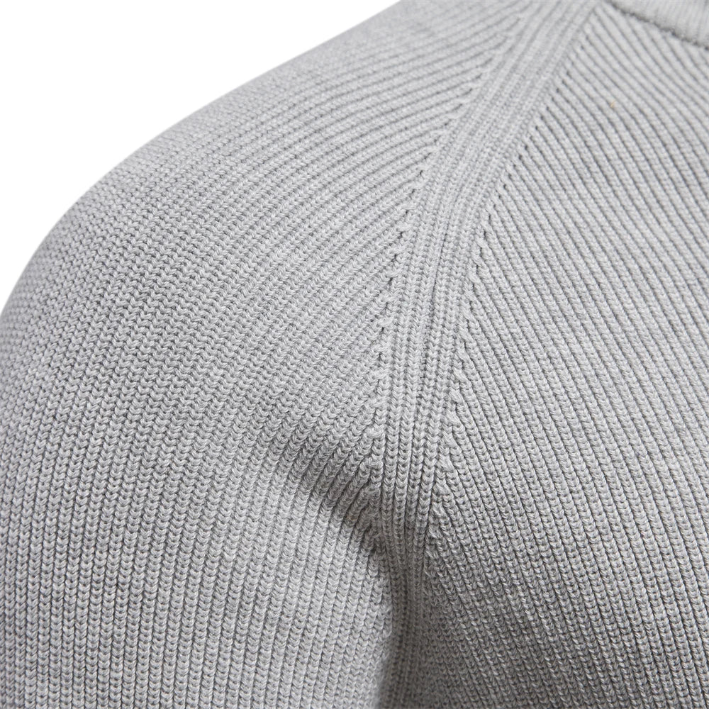 Harrington & Co.™ | Luxe Wool Half-Zip Jumper for Men