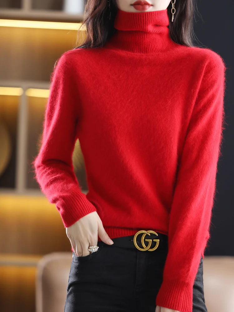 Rosalie London | Gentle Comfort Turtleneck Sweater