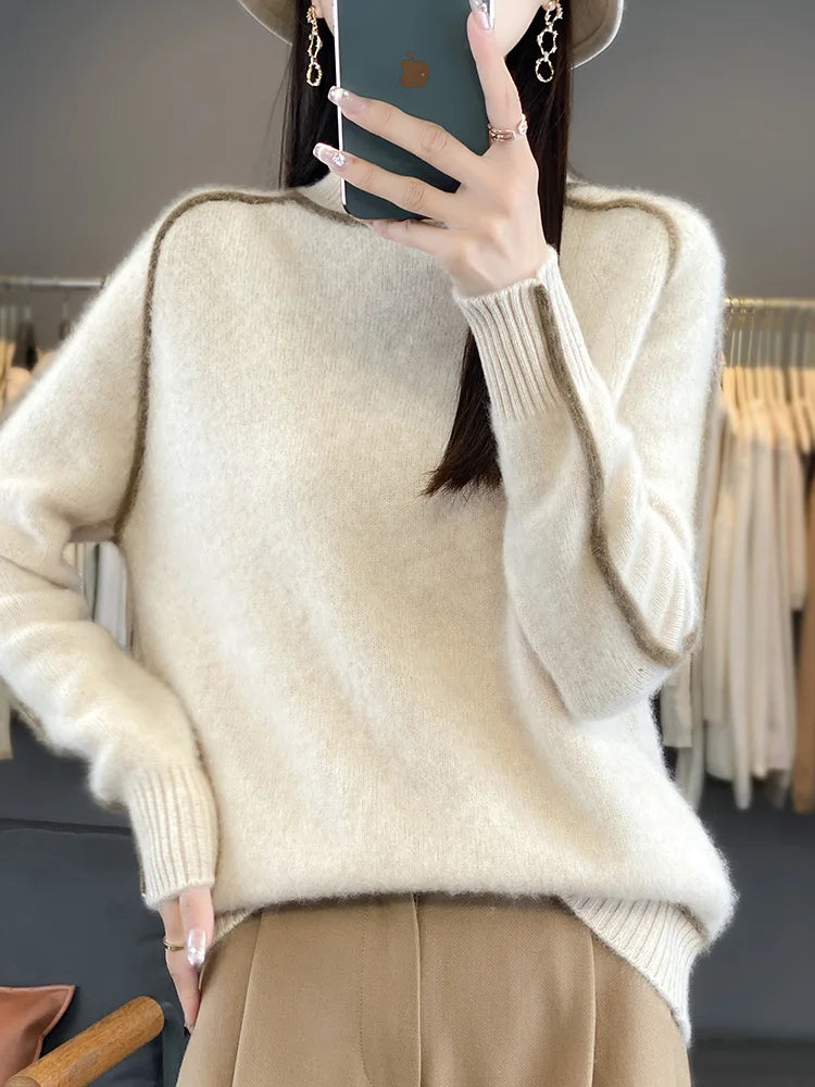 Florence | Luxury Merino High Neck Knit