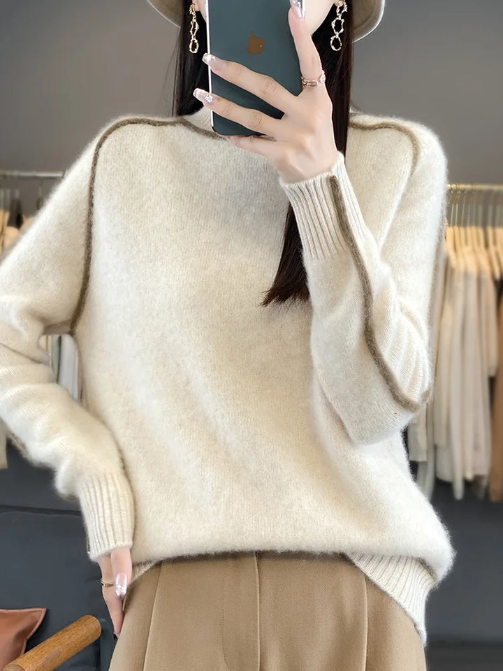 Florence | Luxury Merino High Neck Knit