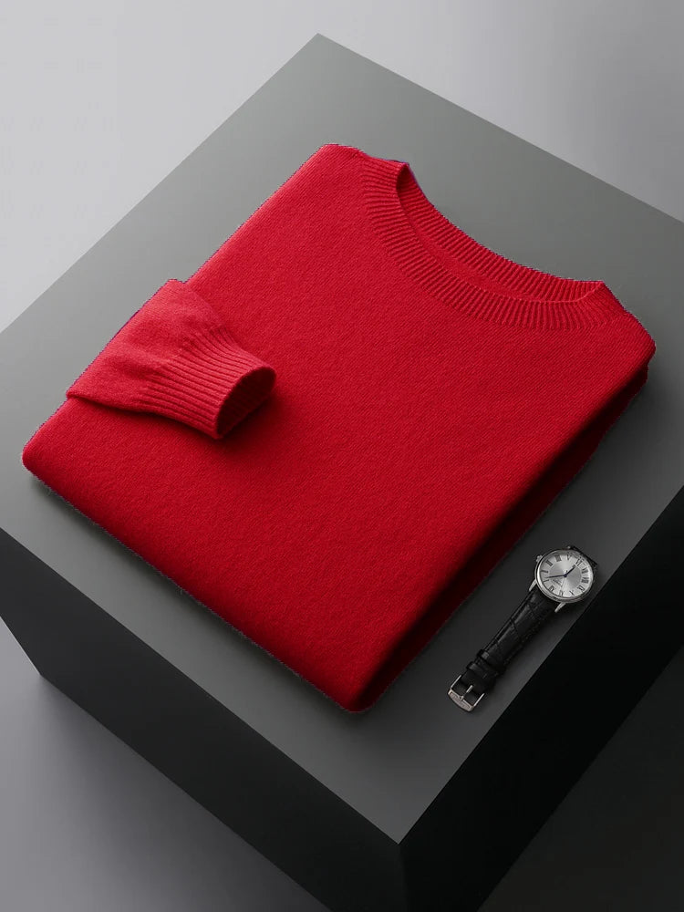 Blenford™ | Luxe Merino Crew Neck Jumper for Men