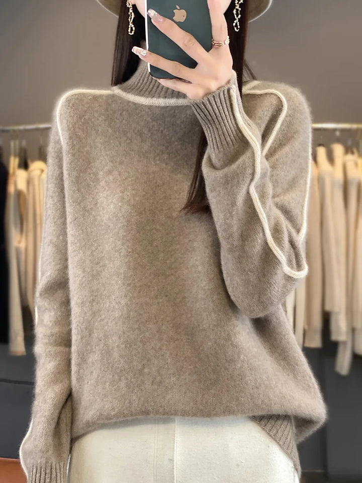 Florence | Luxury Merino High Neck Knit