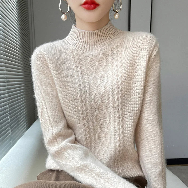 Arabella London | Cashmere Cable Knit Sweater