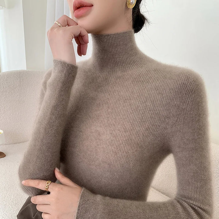 Corvina London | Pure Cashmere Roll Neck