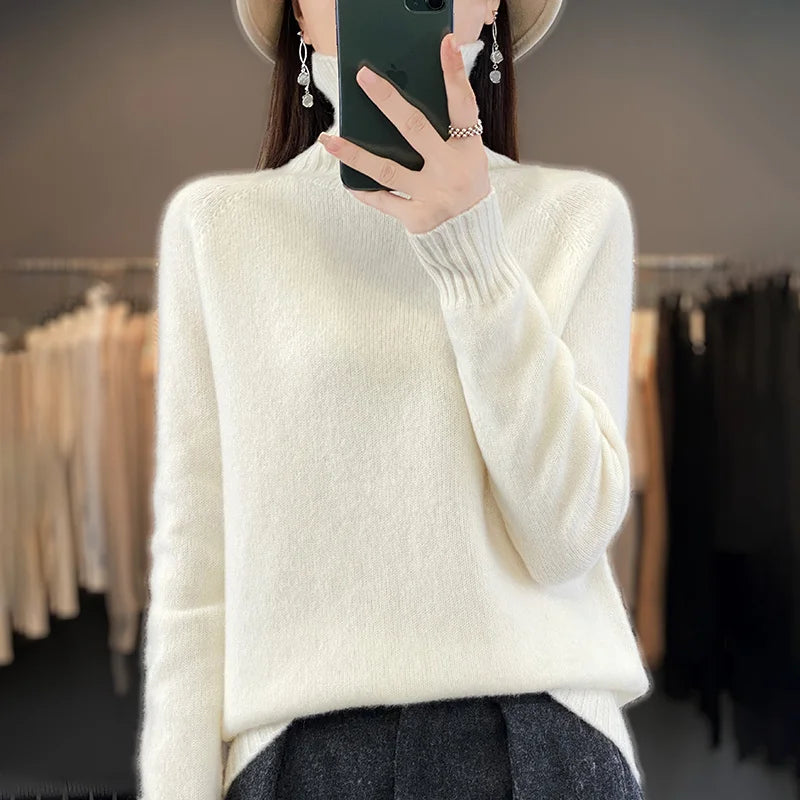 Seraphine London | Cashmere Classic Crew Sweater