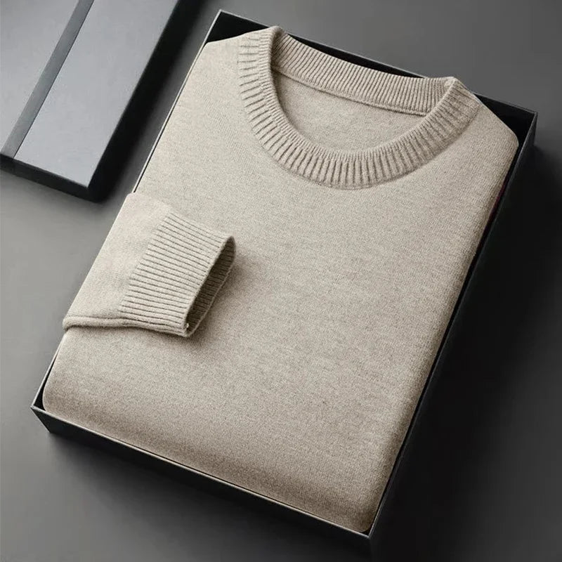 Wexford & Co.™ | Pure Cashmere Crew Neck Jumper for Men