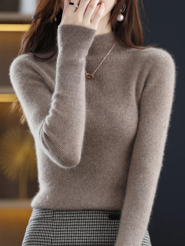 Amelie London | Classic Cashmere Rib Knit Jumper