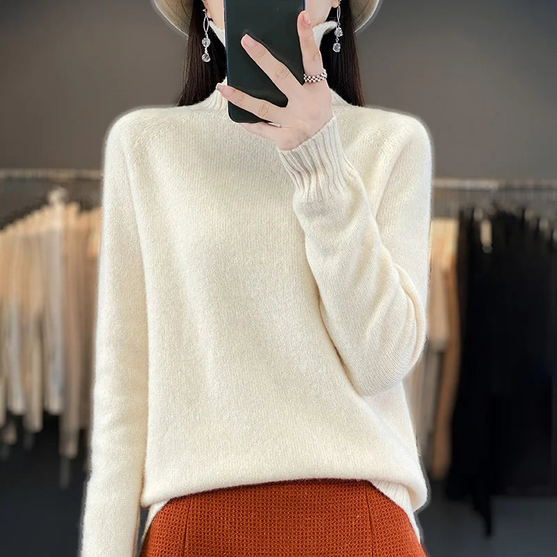 Seraphine London | Cashmere Classic Crew Sweater