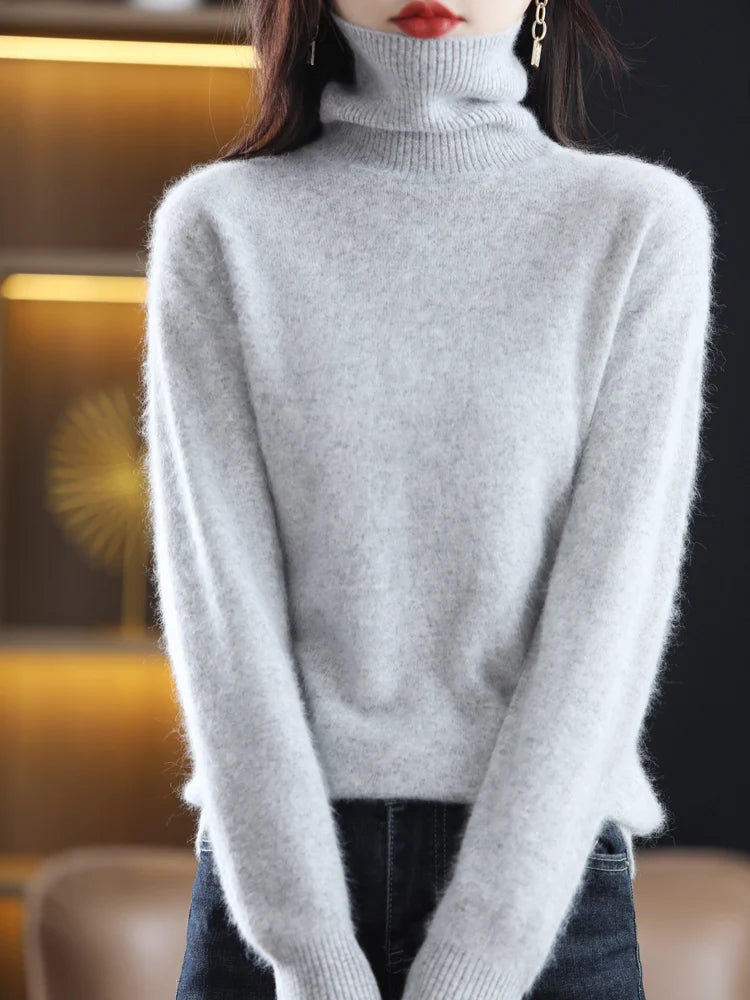 Rosalie London | Gentle Comfort Turtleneck Sweater
