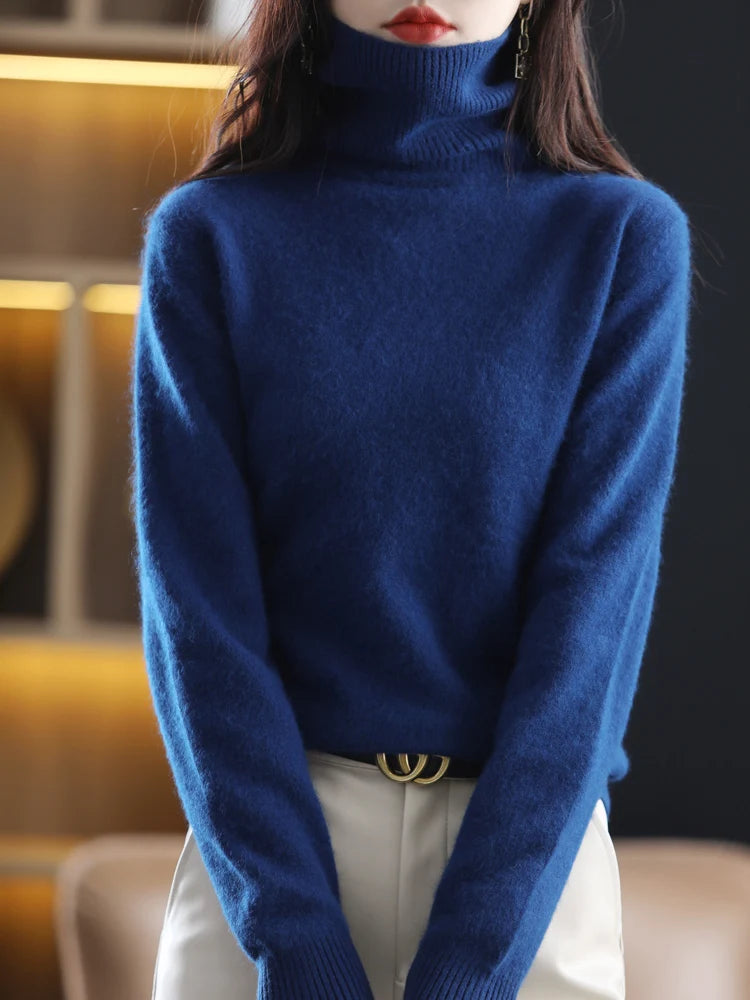Rosalie London | Gentle Comfort Turtleneck Sweater