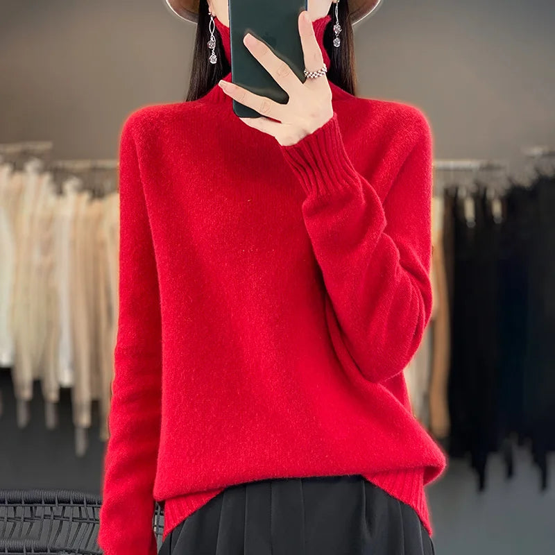 Seraphine London | Cashmere Classic Crew Sweater