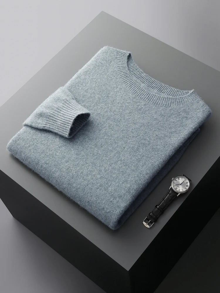 Blenford™ | Luxe Merino Crew Neck Jumper for Men