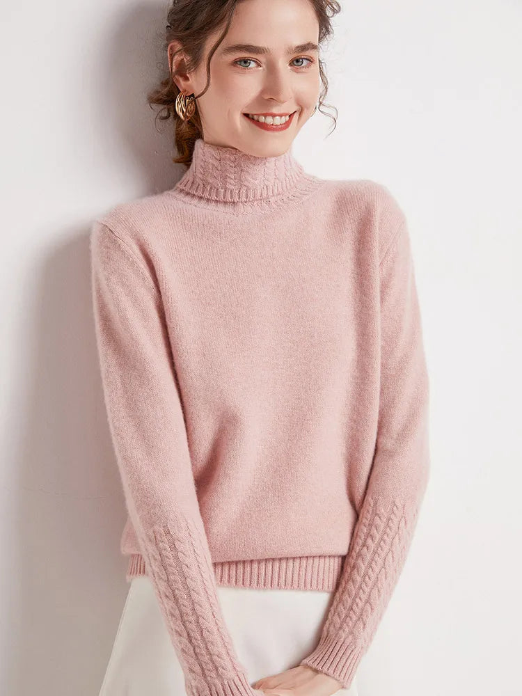 Freya | Pure Cashmere Ribbed Knit