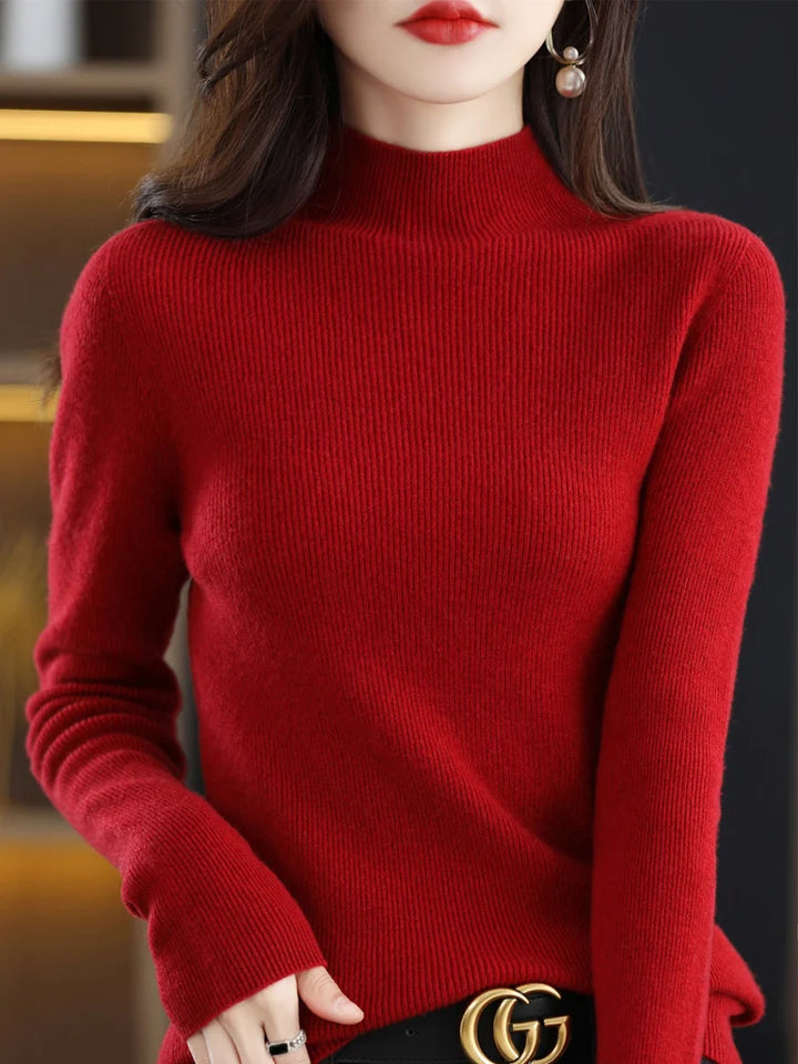 Amelie London | Classic Cashmere Rib Knit Jumper