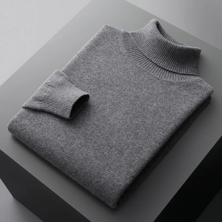 Halston & Hunt™ | Luxe Merino Turtleneck Jumper for Men