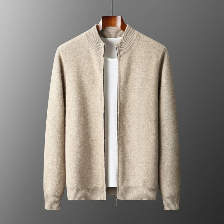 Eastbourne™ | Luxe Merino Zip Cardigan for Men